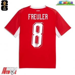 Suiza Remo Freuler #8 Primera Equipación Mundial 2026 Manga Corta